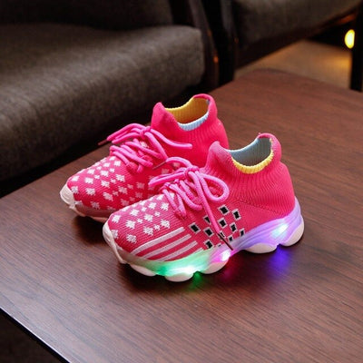 Premières chaussures bébé avec LED - MyKid'sAvenue